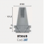 IMS 2AT-KY09 оправка для конуса морзе BT 50 A/B CM 5 P+F L 108