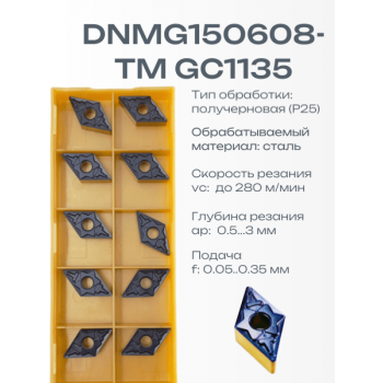 CUTOUTIL DNMG150608-TM.CC1135G2 пластина